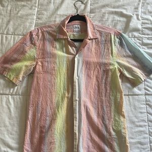 Zara short sleeve button down shirt.